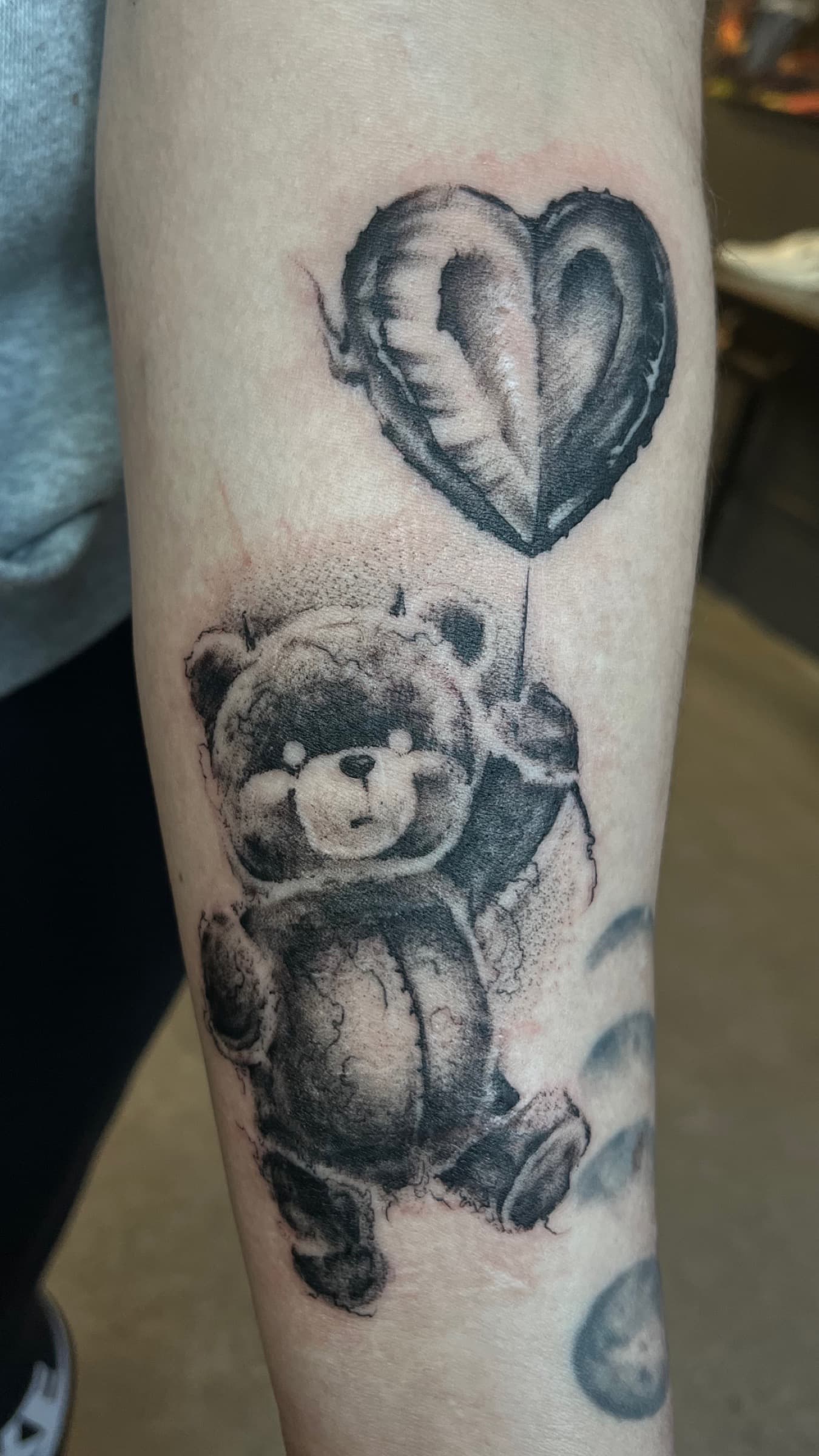 Blackwork tattoo by Pete Seyring.